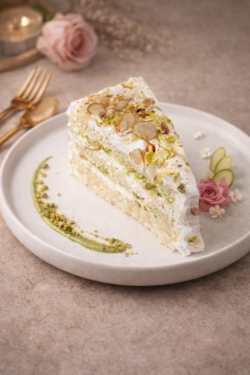 Badam Pista Pastry